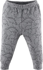 Peanutshell 5-Pack Toddler Pants Set for Boys and Girls - 100% Cotton, Suitable for Ages 0-24 Months - Dinosaur Theme