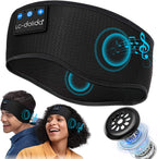 Bluetooth Headband, Cozy Wireless Band Sleep Headphones Sleep Mask