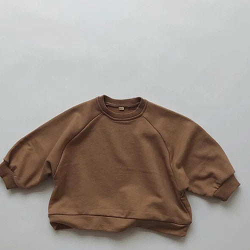 Korean Style Casual Sweatshirt 983 light coffee