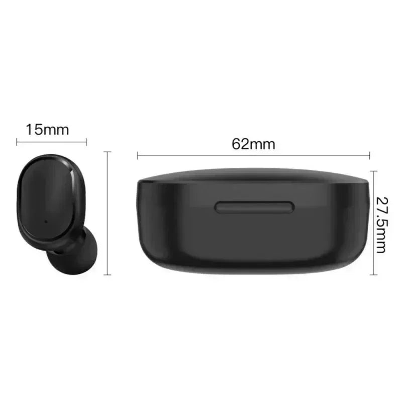 E6S TWS Bluetooth Earphones Wireless Noise Cancelling Headset with Microphone Waterproof In-Ear Earbuds for Sports And Video Game
