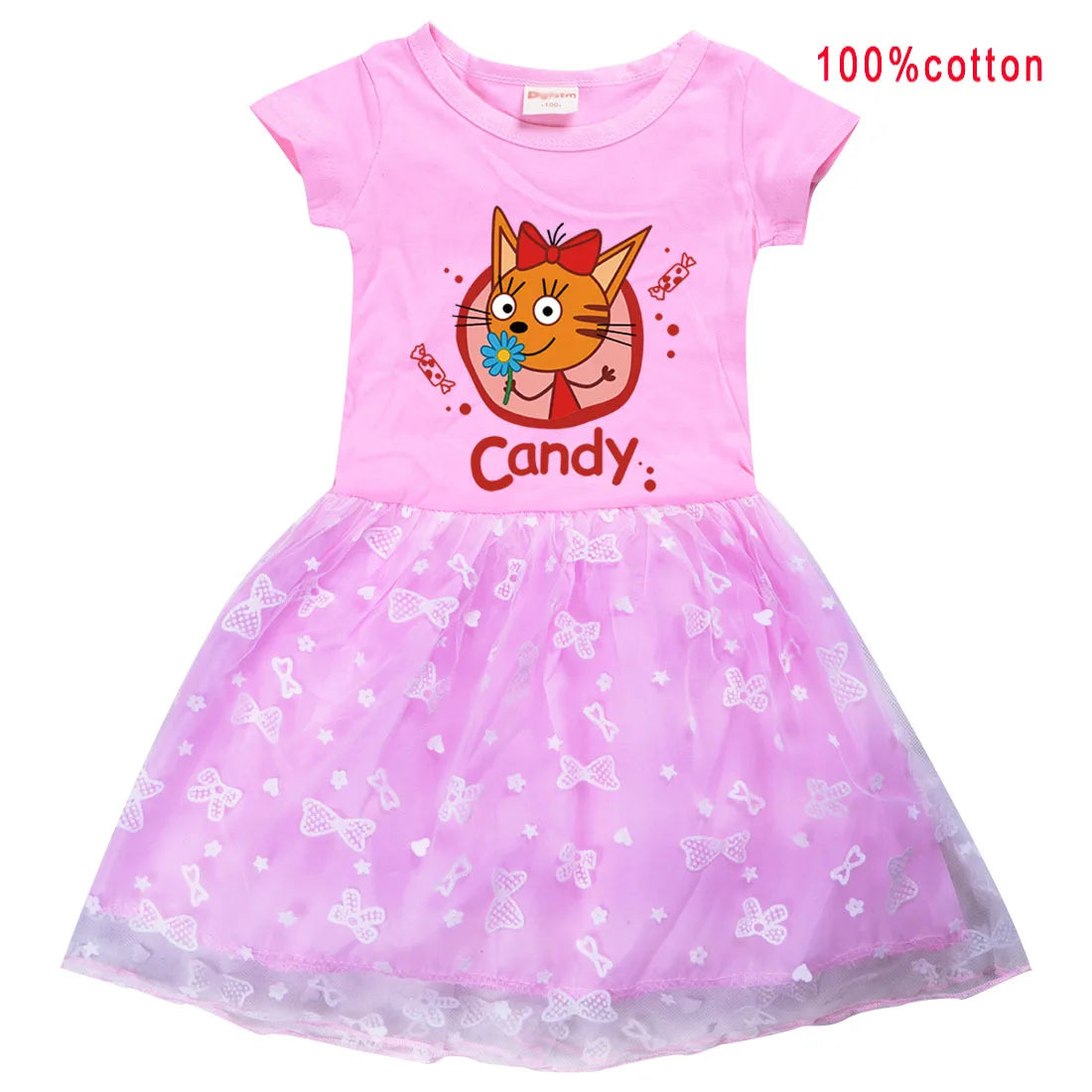 Kid-e-cats Clothes Kids Three Kitten Russian Cartoon Clothing Baby Girl Halloween Costume Dresses Children Princess Vestidos Bag COLOR 10
