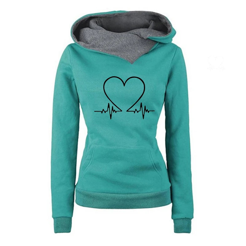 Woman Tracksuit Two Piece Set Winter Warm Hoodies+Pants Pullovers Sweatshirts Female Jogging Woman Clothing Sports Suit Outfits Green Tops