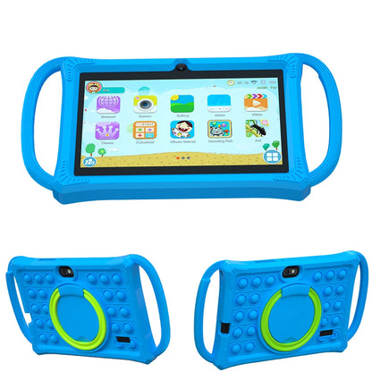 Kids Tablet 7.0 Inch Android 12 Quad Core 4GB RAM+64GB ROM 4500mAh Dual Camera WiFi Parental Control