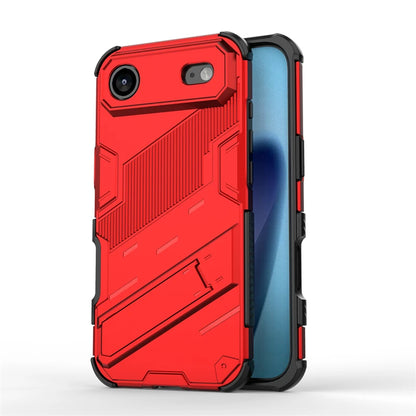Shockproof Phone Case For iPhone 17 Air Phone Holder Armor PC Full Cover Back Case iPhone17 Pro Max Cover For iPhone 17 Air Case Red