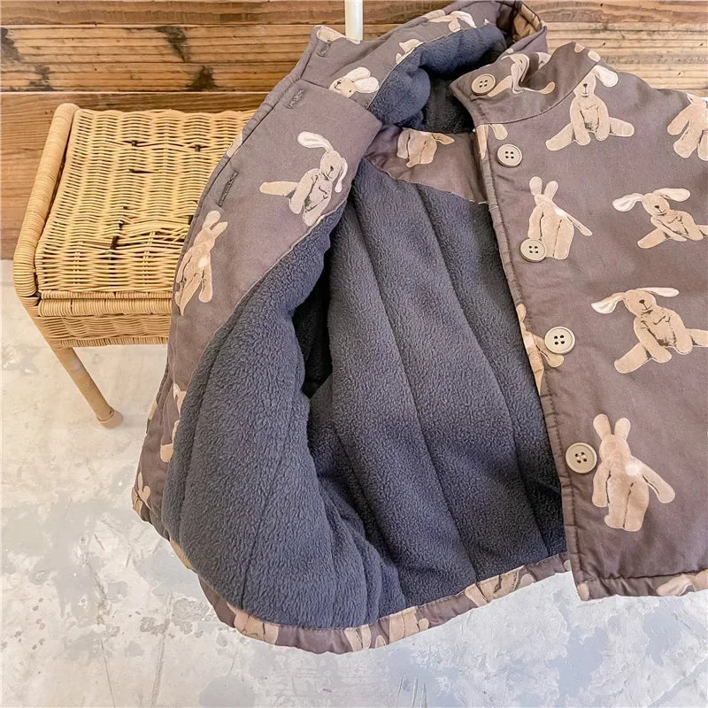 Cartoon Hooded Winter Jacket