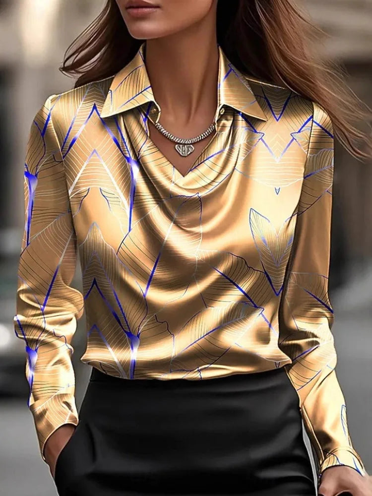 Long Sleeve Office Blouse