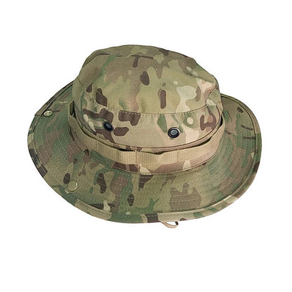 Camouflage Boonie Cap Balaclava Hat Suit Foldable Soft Hat Outdoor Hunting Fishing Wide Brimmed Hat Sunscreen Caps Hat