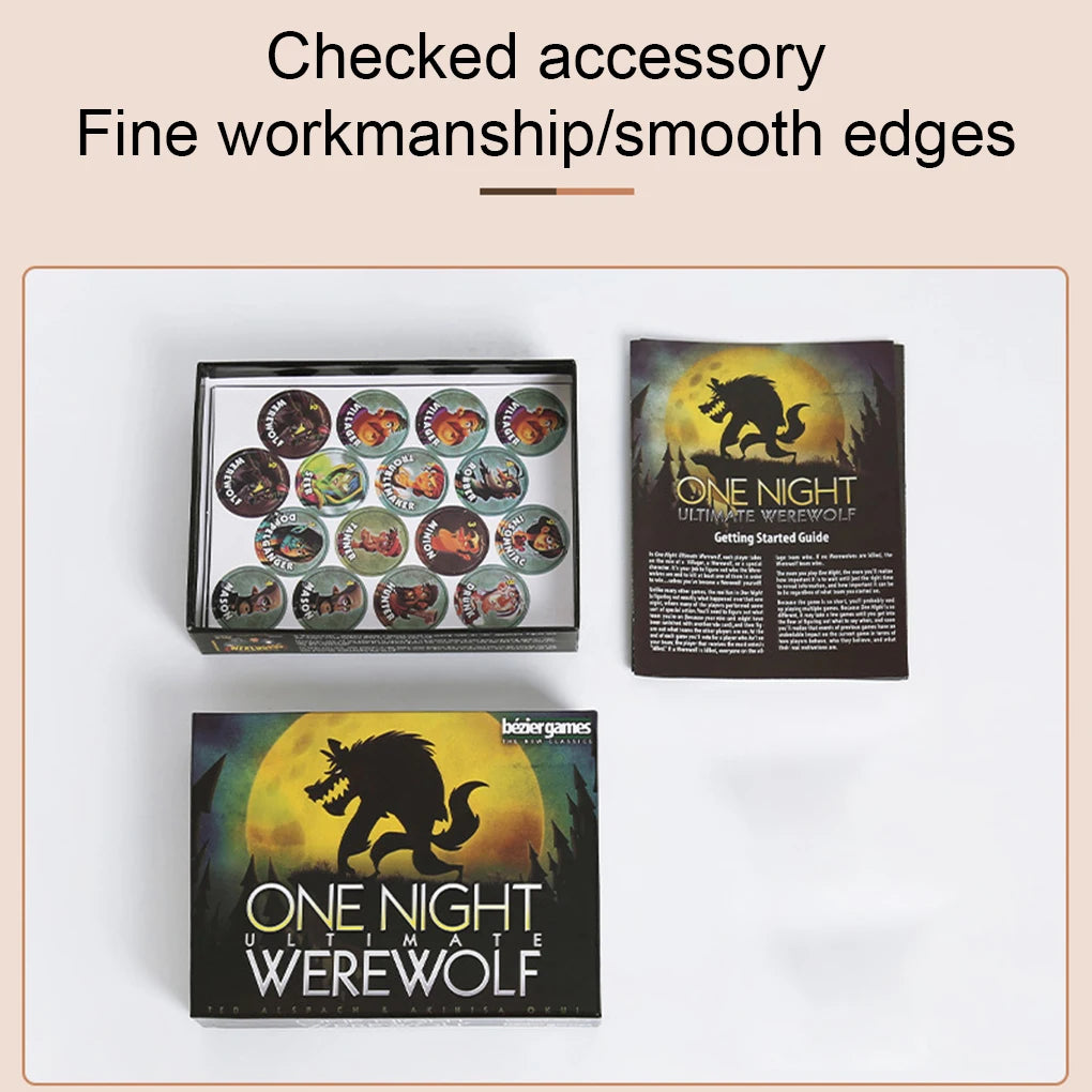 One Night Ultimate Werewolf Card Game - Party Puzzle Card Game for Fun Imaginative Play