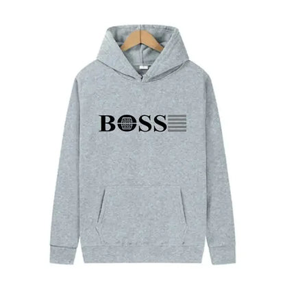 Hooded sweatshirt for outdoor sports and jogging Fashionable hooded tops men's casual street clothing Unisex clothing for spring