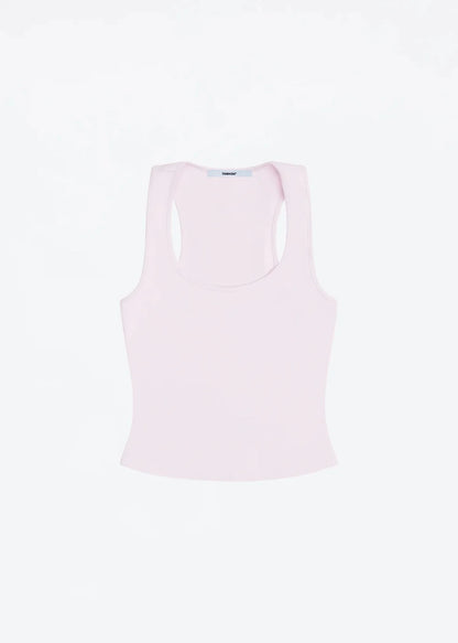 Women's Wide-Strap Camisole Tank Top — Casual & Sporty Pink