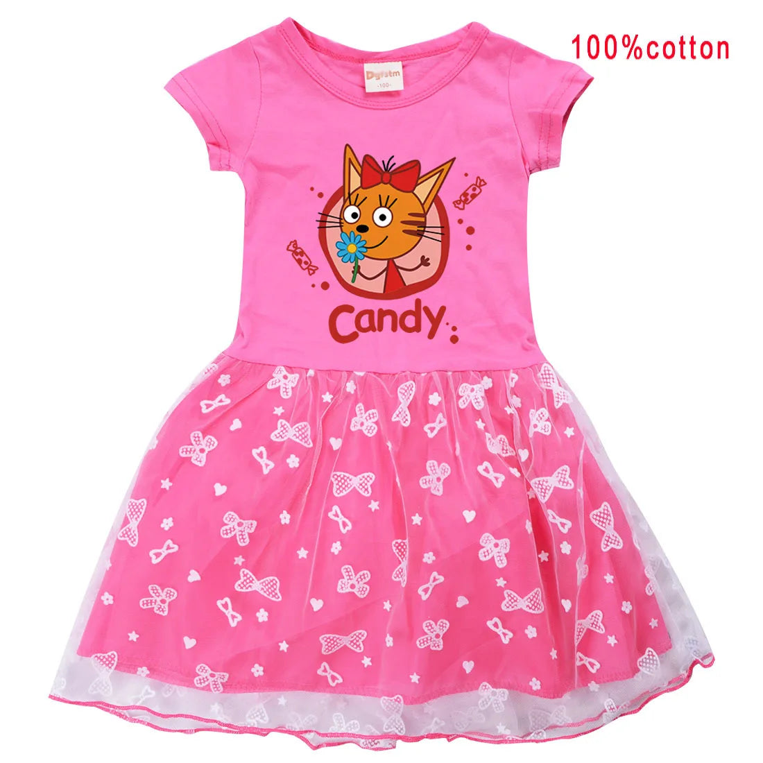 Kid-e-cats Clothes Kids Three Kitten Russian Cartoon Clothing Baby Girl Halloween Costume Dresses Children Princess Vestidos Bag COLOR 11