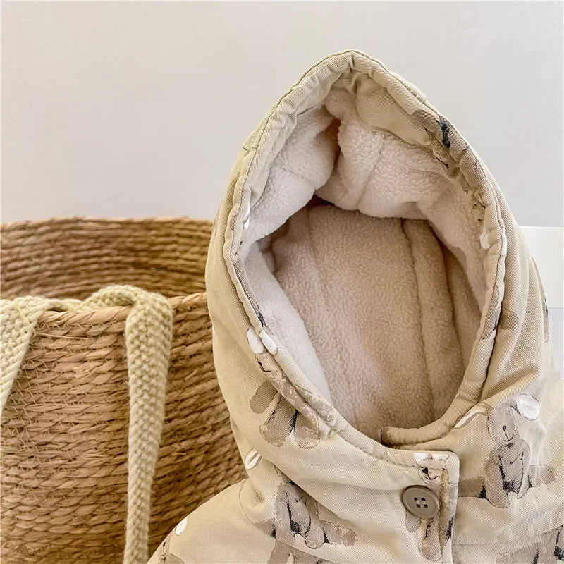 Cartoon Hooded Winter Jacket