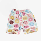 Kids' Cotton Elastic Waist Shorts | Unisex