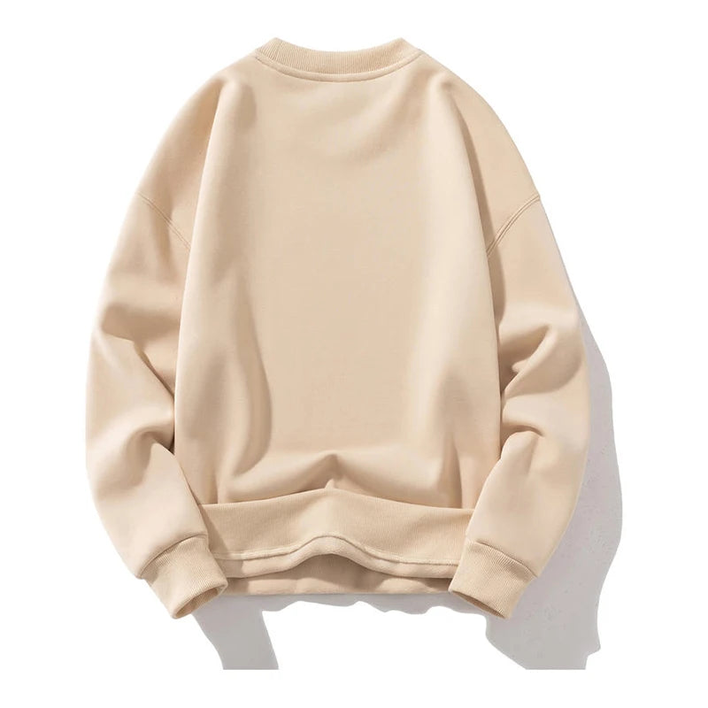 Customizable Thick Sweatshirt for Man Women Plain Hoodie Sweater Autumn Winter Fleece Sweatshirts Logo Original Design