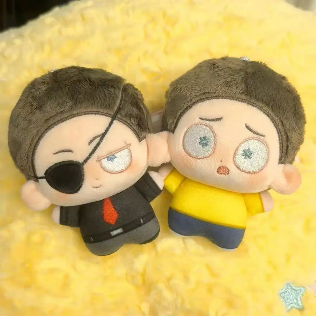 New 10cm Rick And Morty Plush Pendant Cute Mini Cartoon Stuffed Doll Keychain Toy Game Peripheral Gifts 2pcs01 10cm