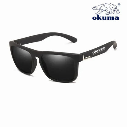 Okuma polarized sunglasses UV400 for men and women outdoor hunting, fishing, driving bicycles, sunglasses optional box black