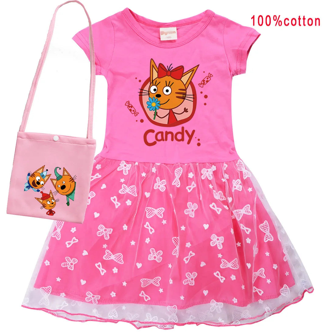 Kid-e-cats Princess Dress & Bag Set SUIT 3