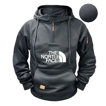 Men's casual sports long-sleeved hooded large-sized sweatshirt and fashionable fitness pullover for autumn and winter 2025 Picture color3
