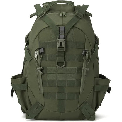 40L Tactical Backpack for Men Camping Hiking Backpacks Reflective Outdoor Travel Bags Survival Molle Climbing Rucksack Bag army green
