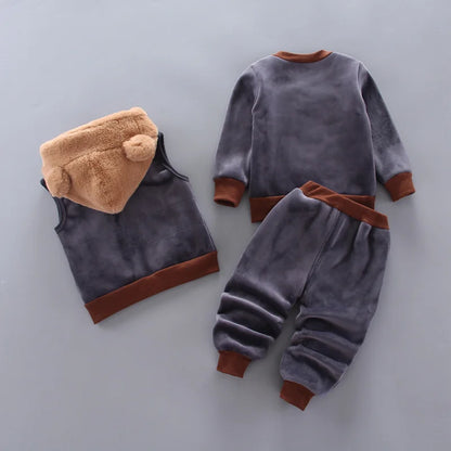 Cute Bear 3-Piece Winter Set