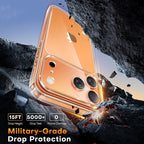 Hybird Airbags Case for iPhone 17 Pro Max Shockproof Clear Case Transparent Cover for iPhone 17Pro 17 Air Phone Protective Case