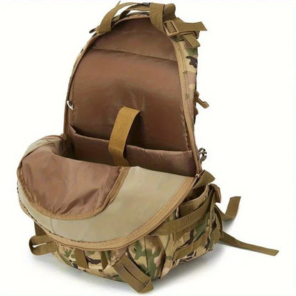 40L Tactical Backpack for Men Camping Hiking Backpacks Reflective Outdoor Travel Bags Survival Molle Climbing Rucksack Bag