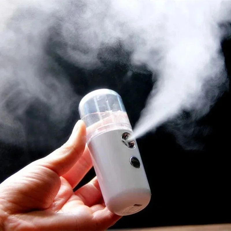 USB Portable 30ml Mini Nano Mist Sprayer Face Spray Facial Steamer Moisturizing Air Humidifier Skin Care Beauty Instruments