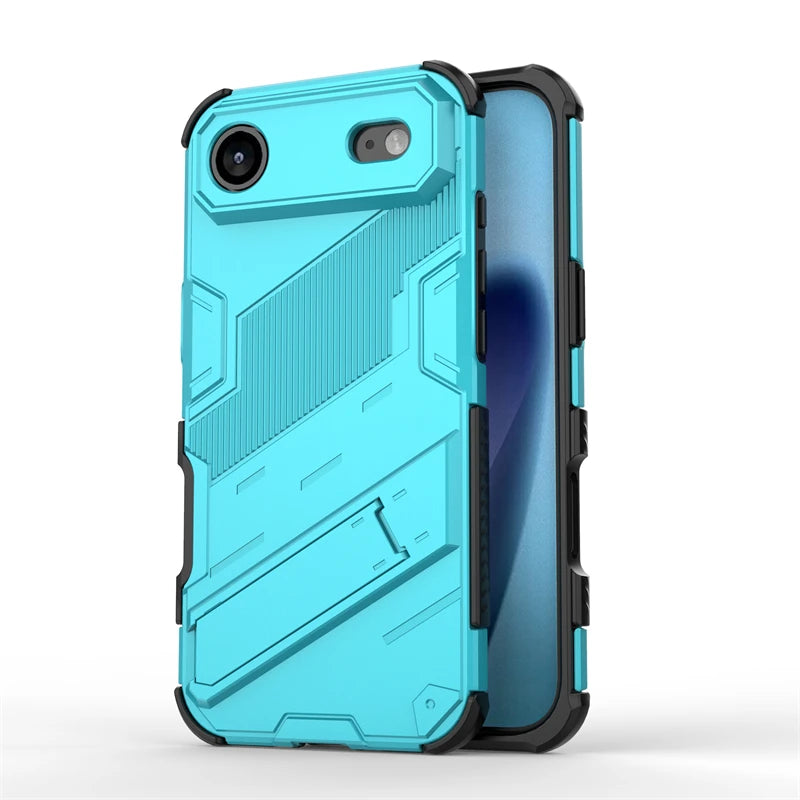 Shockproof Phone Case For iPhone 17 Air Phone Holder Armor PC Full Cover Back Case iPhone17 Pro Max Cover For iPhone 17 Air Case