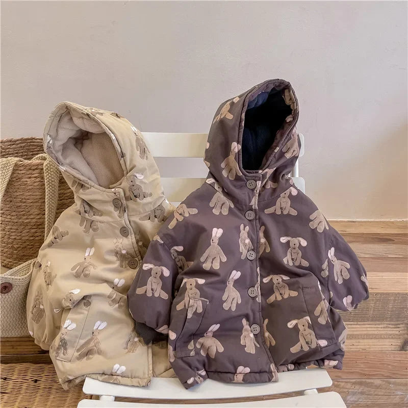Cartoon Hooded Winter Jacket