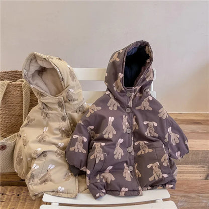 Cartoon Hooded Winter Jacket