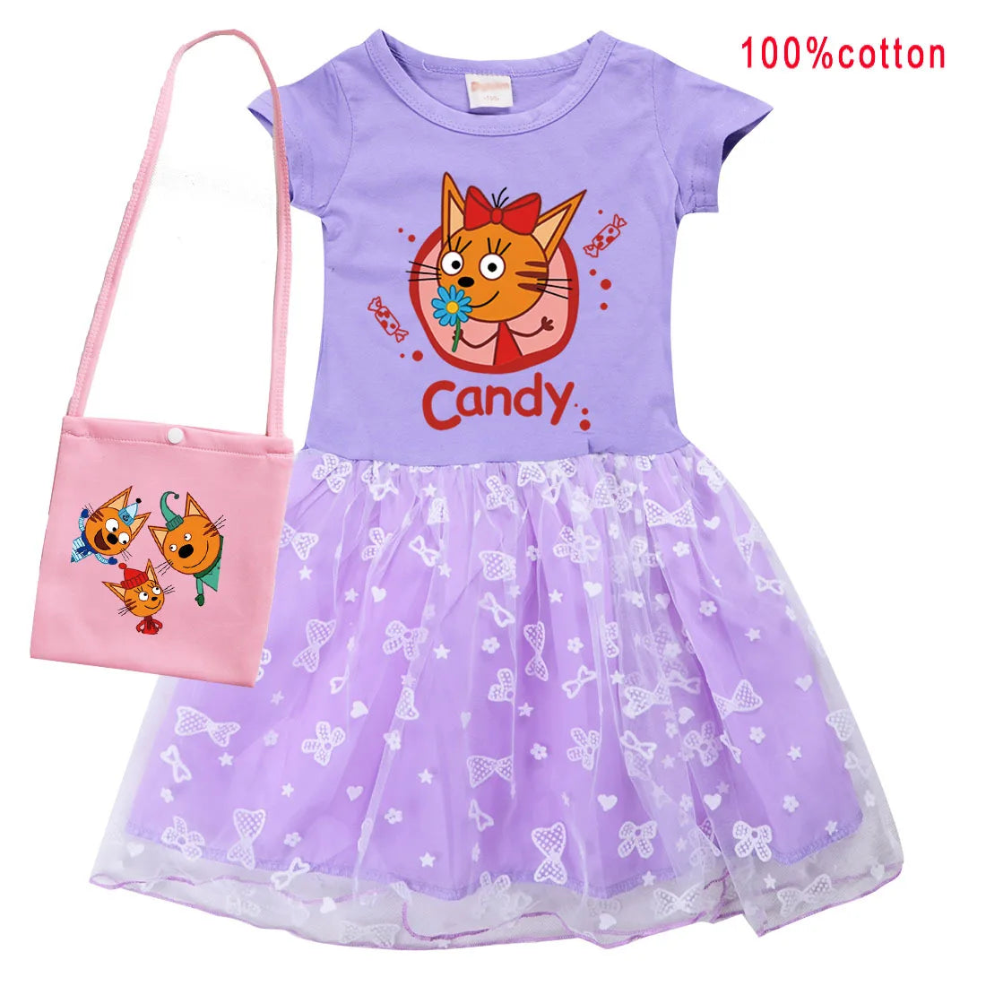 Kid-e-cats Princess Dress & Bag Set SUIT 2