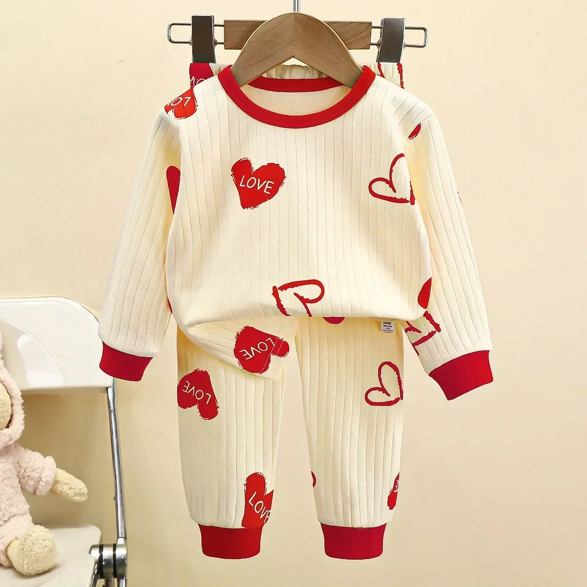 Cartoon Cotton Pajama Set Style 8