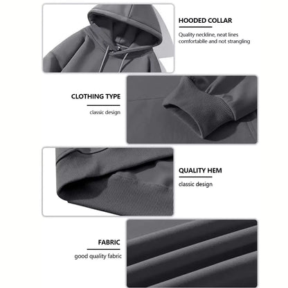 Slim Fit Hooded Sweatshirt for Men and Women Comfortable and Casual for Autumn and Winter Daily Outdoor Travel Top
