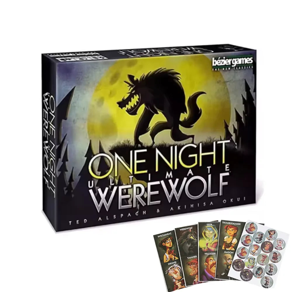 One Night Ultimate Werewolf Card Game - Party Puzzle Card Game for Fun Imaginative Play