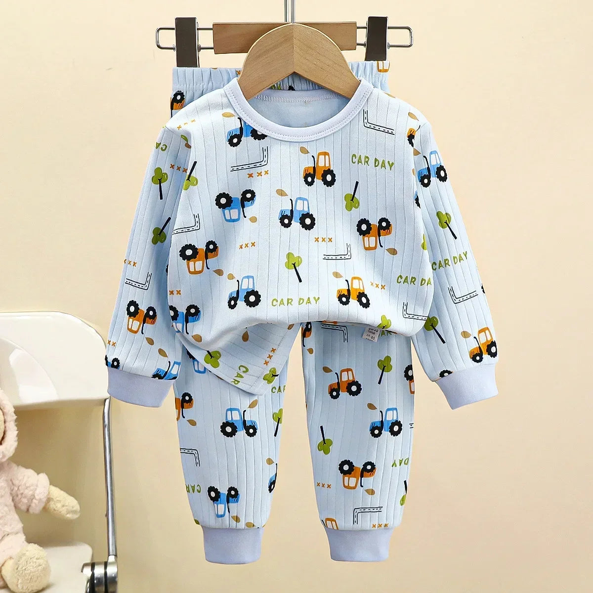 Cartoon Cotton Pajama Set