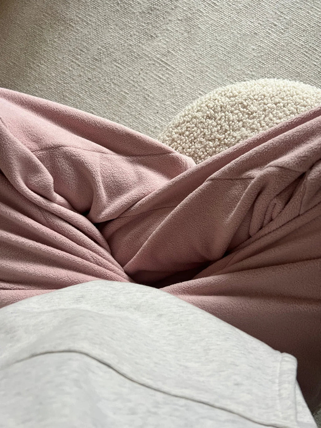 Women's Fall Winter Casual Wide Leg Pants, Comfortable Loose Fit Home Wear, Simple Solid Color Daily Clothing