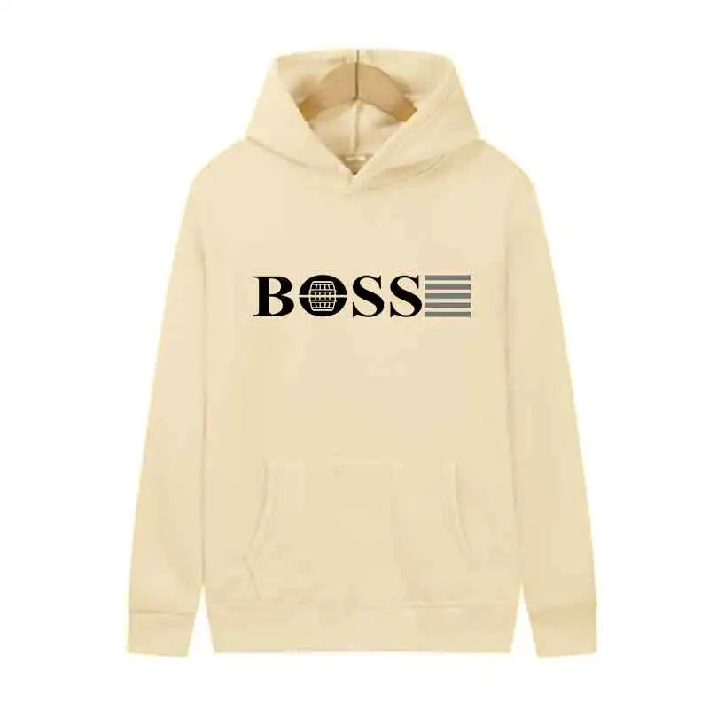 Hooded sweatshirt for outdoor sports and jogging Fashionable hooded tops men's casual street clothing Unisex clothing for spring