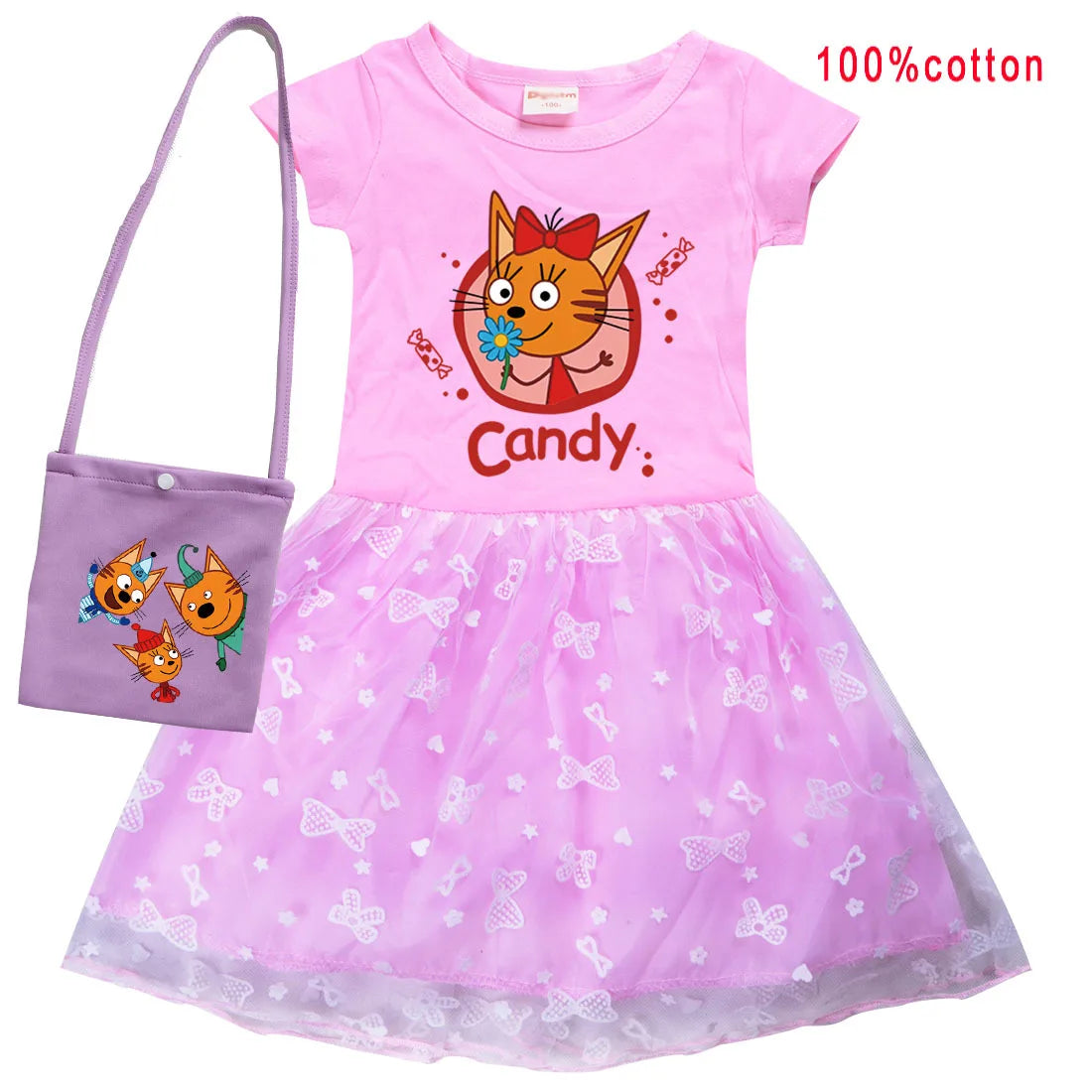 Kid-e-cats Princess Dress & Bag Set SUIT 4