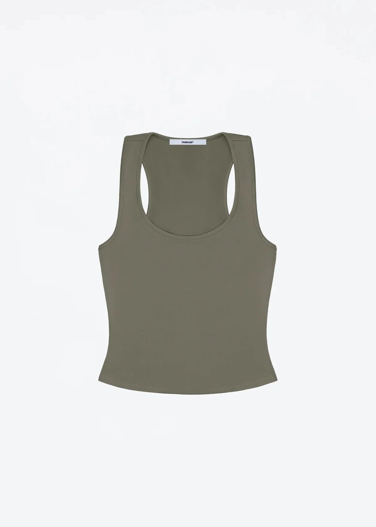 Women's Wide-Strap Camisole Tank Top — Casual & Sporty Clay Ash