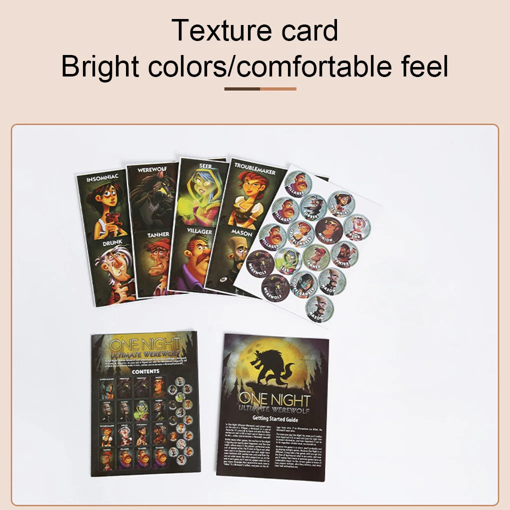One Night Ultimate Werewolf Card Game - Party Puzzle Card Game for Fun Imaginative Play