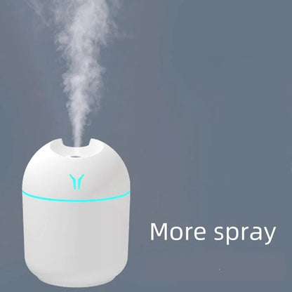 250ML USB Mini Air Humidifier Ultrasonic Essential Oil Aroma Diffuser with LED Color Lamp for Home Car Mute Mist Maker Touch-tone Control
