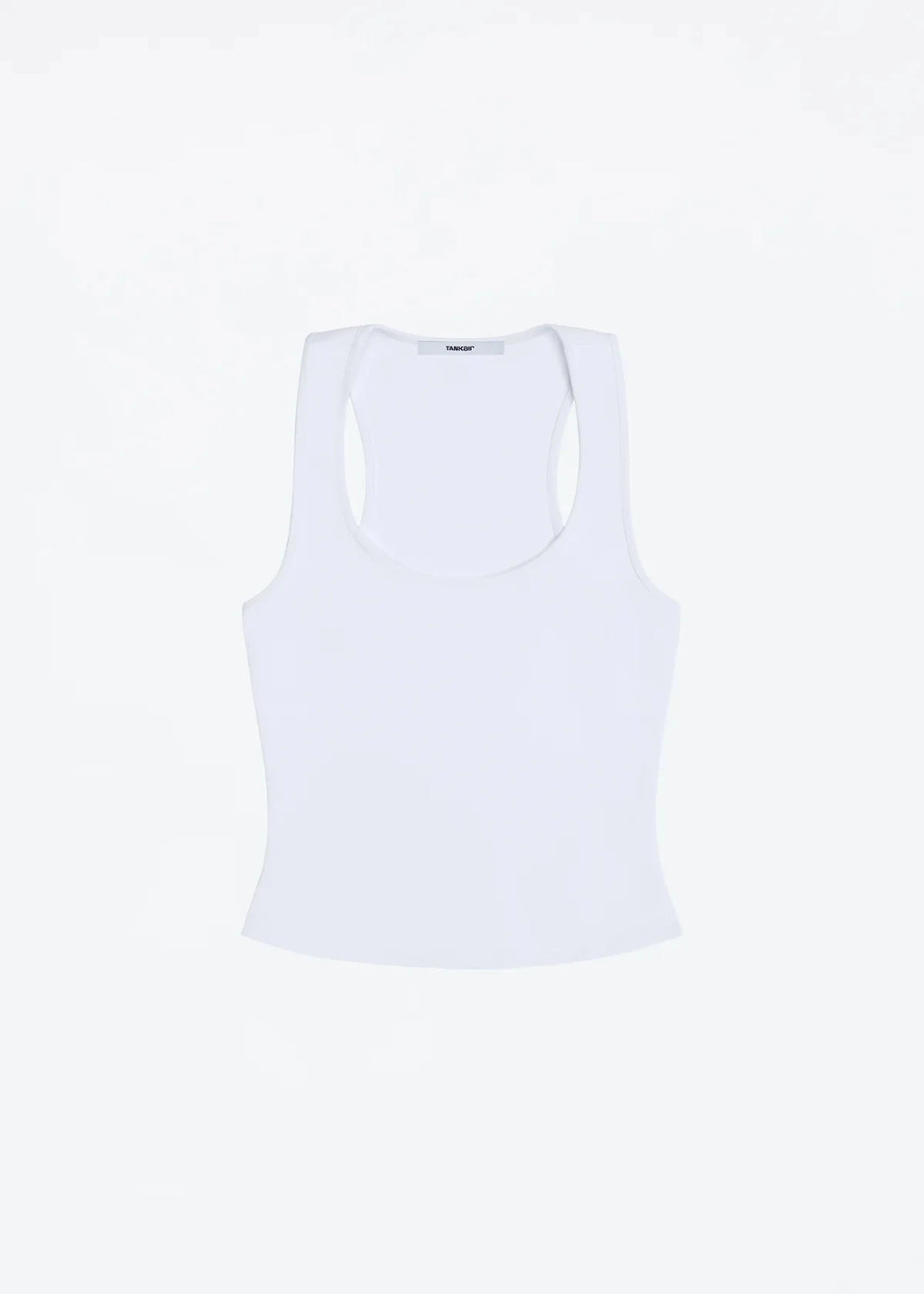 Women's Wide-Strap Camisole Tank Top — Casual & Sporty WHITE