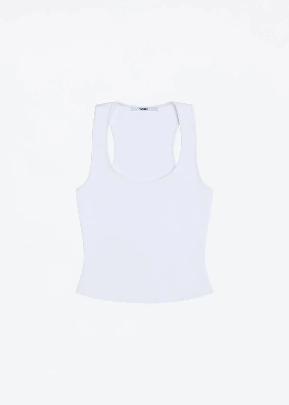Women's Wide-Strap Camisole Tank Top — Casual & Sporty WHITE