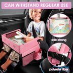 Kids Car Seat Tray Stable Traveling Tray Versatile Car Seat Tray Detachable Car Seat Table Trays Airplane Lap Desk Organizer