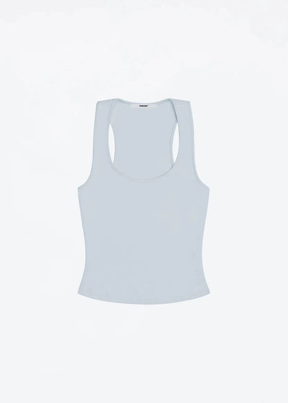 Women's Wide-Strap Camisole Tank Top — Casual & Sporty Baby Blue