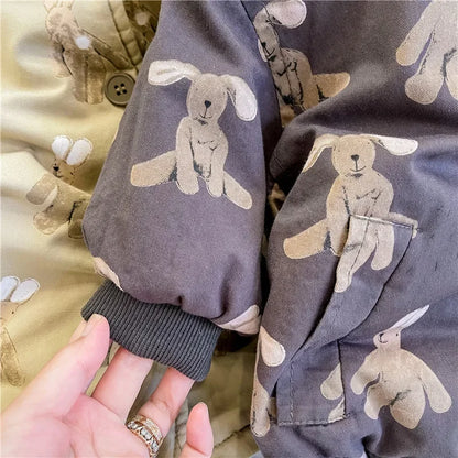 Cartoon Hooded Winter Jacket