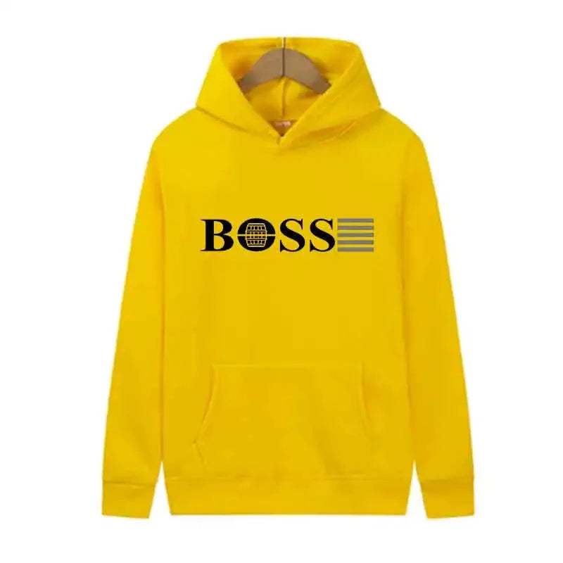 Hooded sweatshirt for outdoor sports and jogging Fashionable hooded tops men's casual street clothing Unisex clothing for spring
