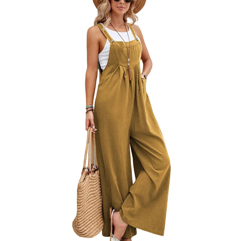 Jumpsuits Women Harajuku Yellow Young Denim Slim Street Wear Prevalent All-match Teens BF Kawaii Gentle Chic Combinaison Femme Image color 6