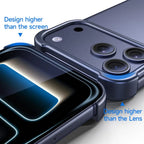 For IPhone 17 Series Aviation Aluminum Frameless Phone Case Shockproof And Scratch Resistant Breathable And Heat-dissipating