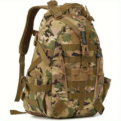 40L Tactical Backpack for Men Camping Hiking Backpacks Reflective Outdoor Travel Bags Survival Molle Climbing Rucksack Bag